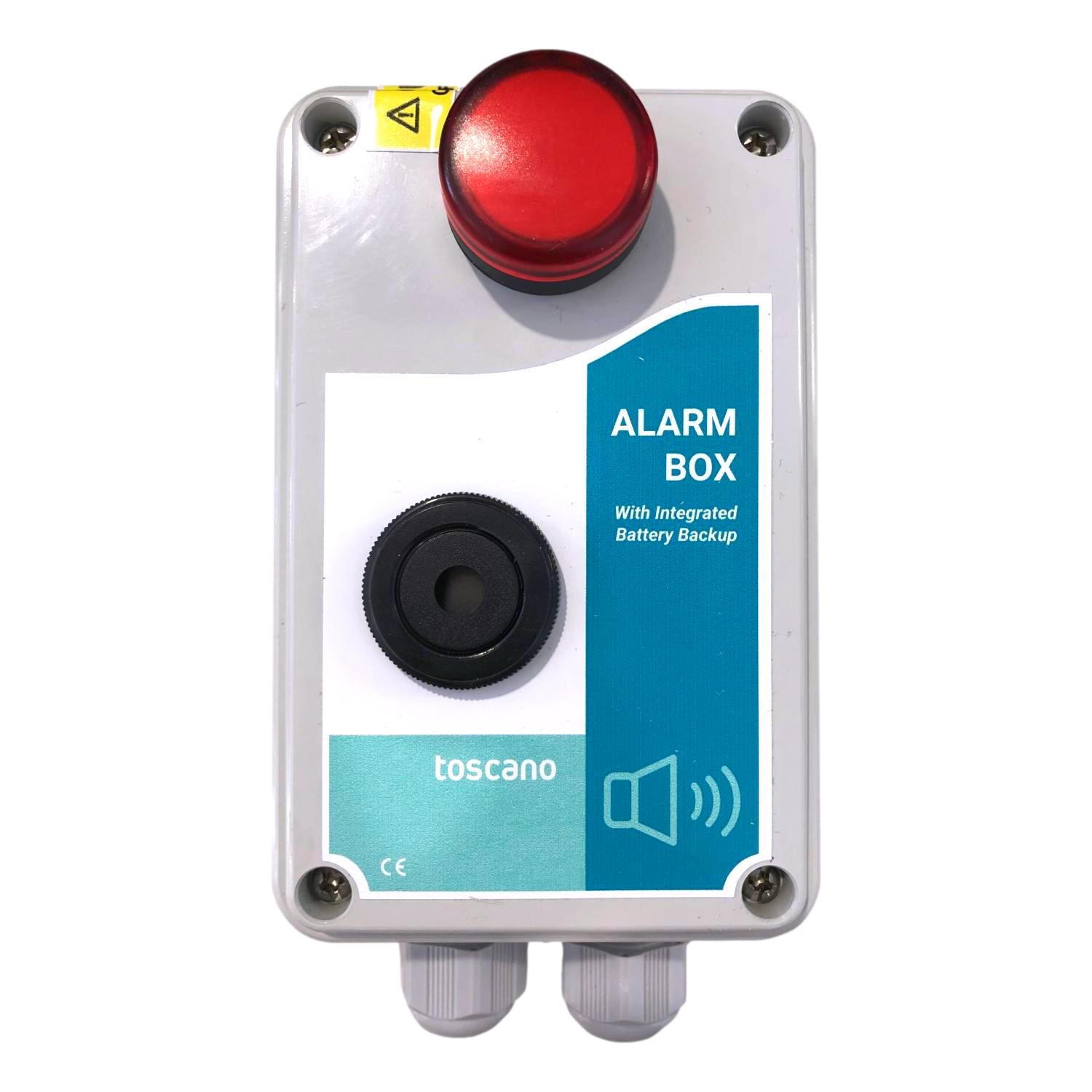 Boitier alarme sonore 90dB mono 230V avec voyant