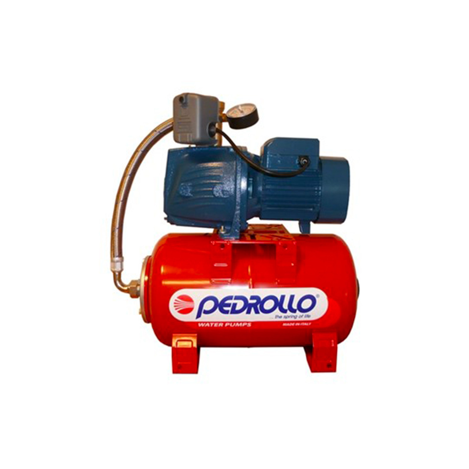 Surpresseur d'eau avec réservoir 20L Pedrollo Hydro Fresh JSWm2CX20 - Pompe centrifuge - 0,75 kW 4,2 m3/h 220V