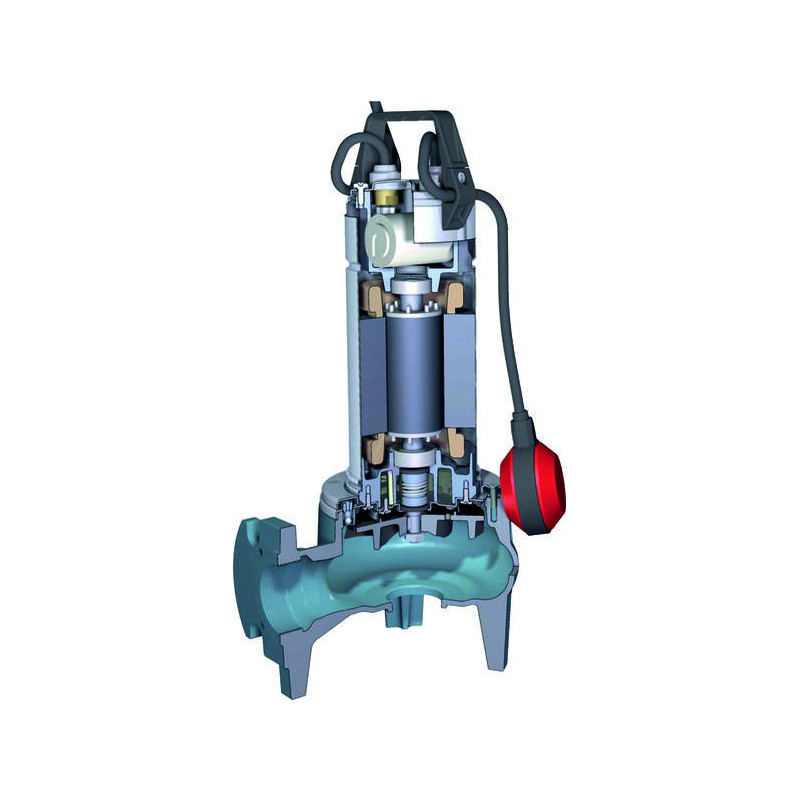 Pompe Calpeda GQVM508 - Pompe de relevage eau chargée flotteur intégré - 0.55kW 13.5m3/h 220V