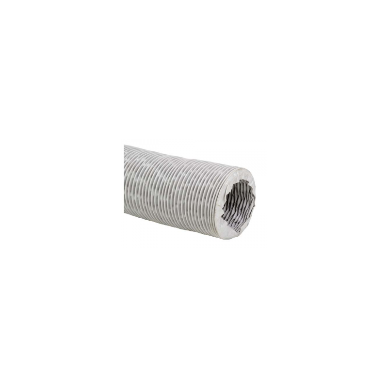 Gaine de ventilation en tissu fibre de verre revêtue de PVC Ø80