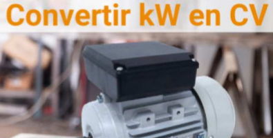 Comment convertir de kW en CV la puissance d'un moteur ?
